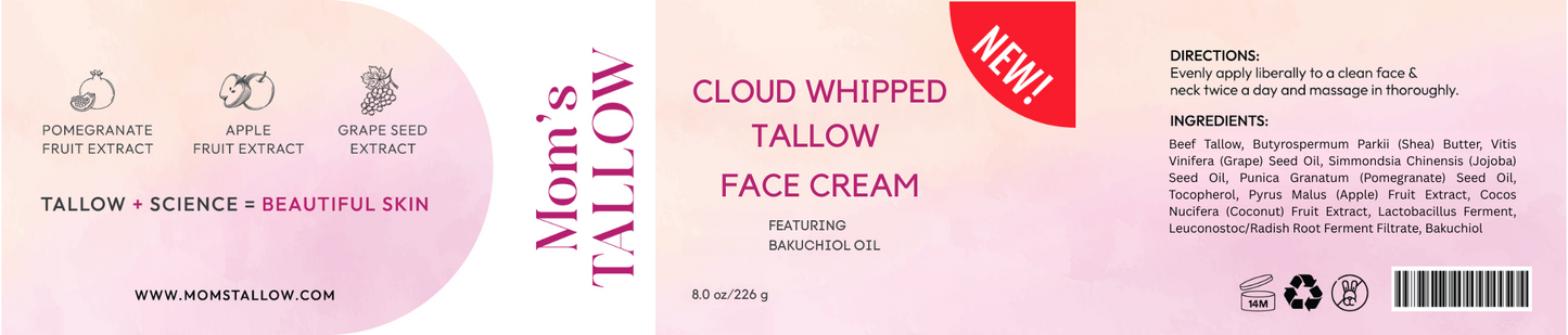 Cloud Whipped Tallow Face Cream (NEW)