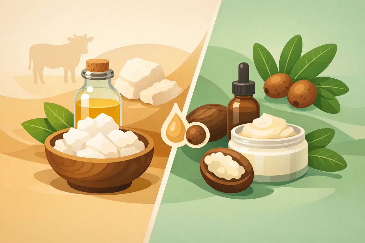 Tallow vs Shea Butter for Skin