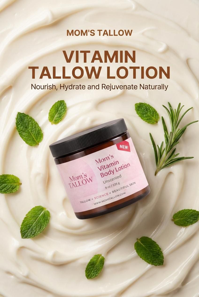 Vitamin-Infused Tallow Body Lotion