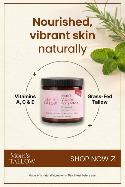 Vitamin-Infused Tallow Body Lotion