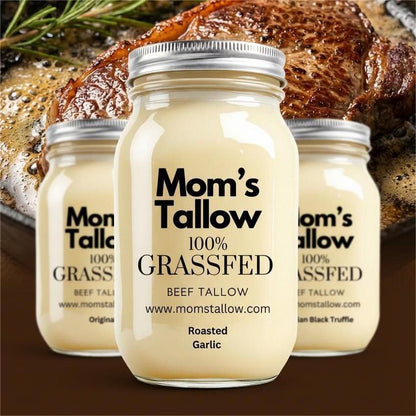 Cooking Tallow: Flavored Super Saver Combo (Original, Imported Black Truffle, Roasted Garlic)
