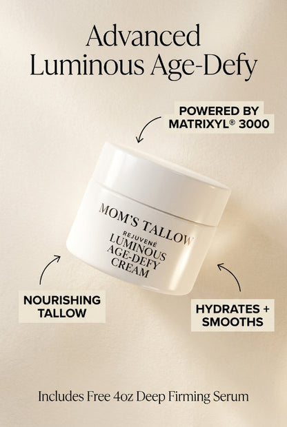Advanced Rejuvené Luminous Age-Defy Face/Neck Cream: Featuring Matrixyl® 3000 (+ Free 4oz Deep Firming Serum)