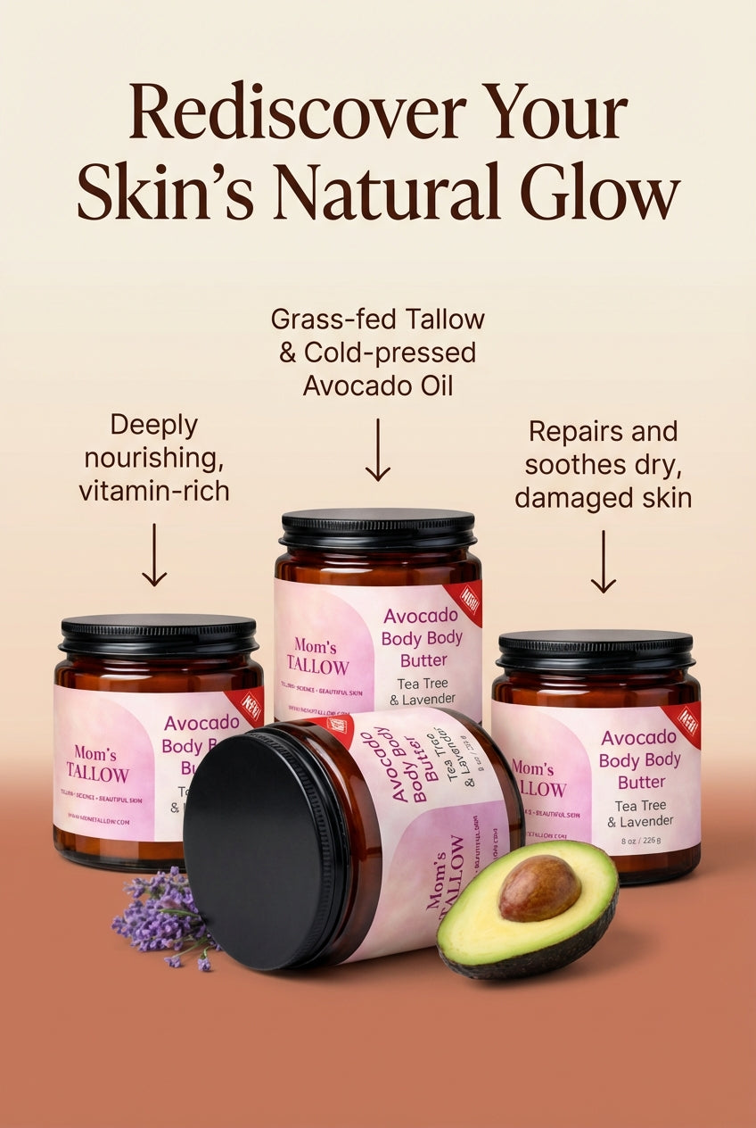 Avocado Tallow Body Butter (8 oz)