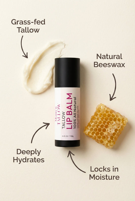 Tallow Lip Balm (Long lasting)
