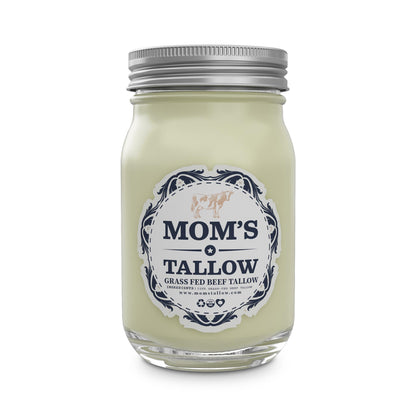 100% Grass-Fed Beef Tallow infused with Organic Wild Rosemary Oil