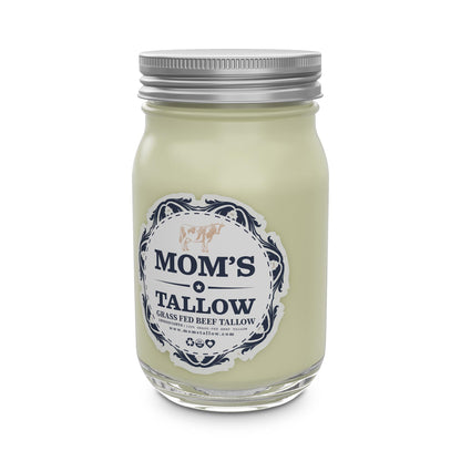 100% Grass-Fed Beef Tallow infused with Organic Wild Rosemary Oil