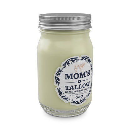 100% Grass-Fed Beef Tallow infused with Organic Wild Rosemary Oil