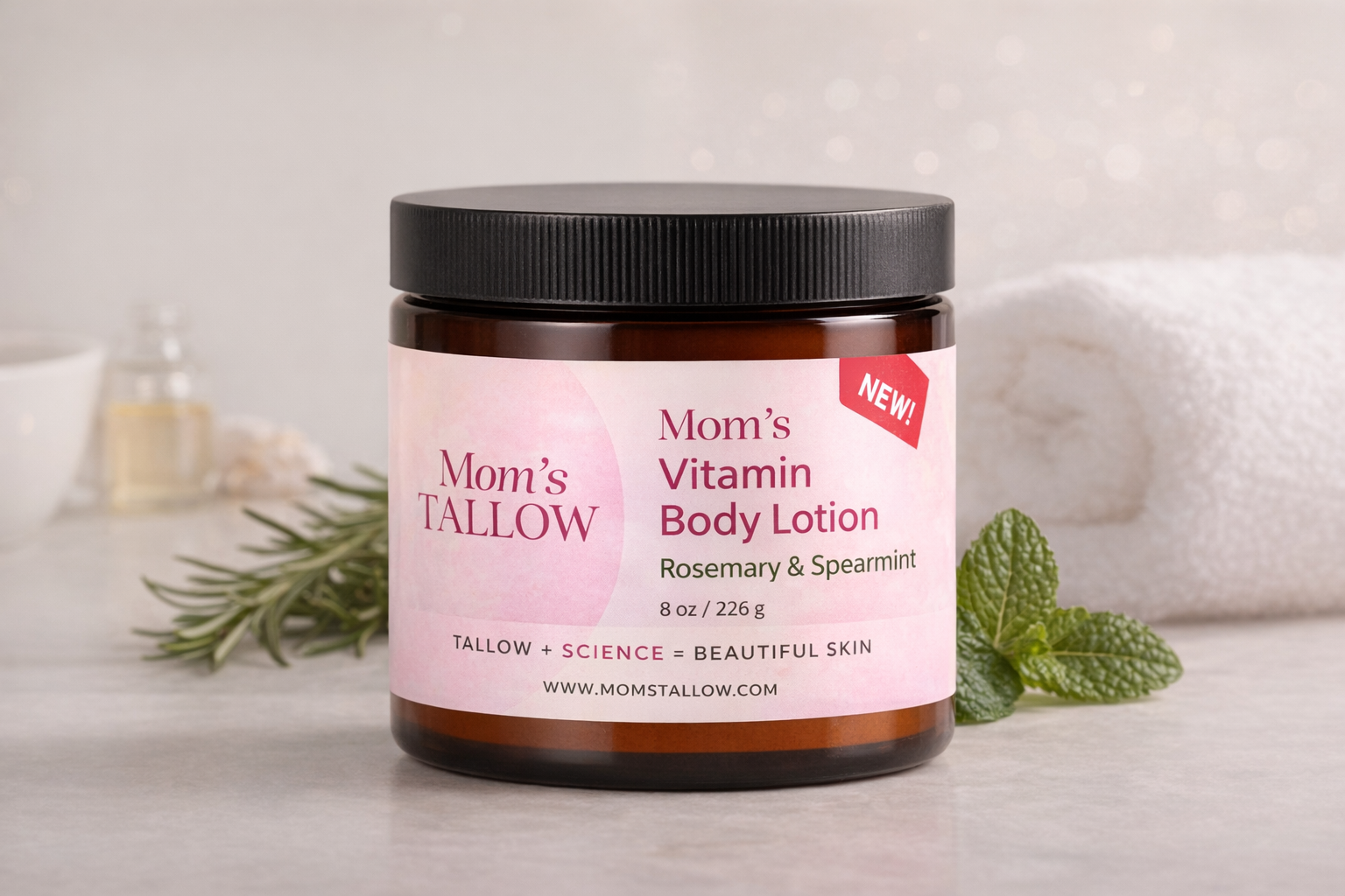 Vitamin-Infused Tallow Body Lotion