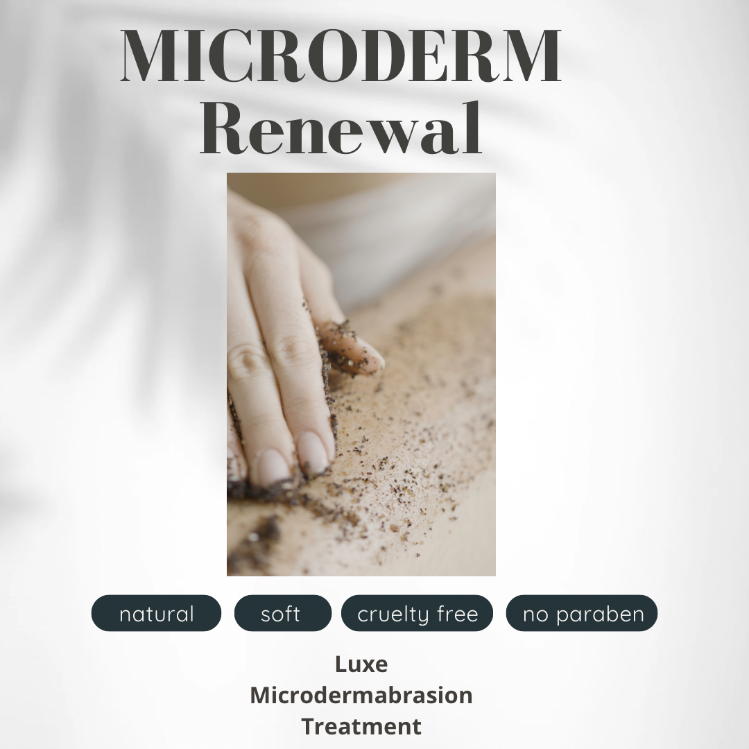 Microderm Renewal Scrub 100% All Natural Microdermabrasion treatment