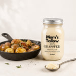 Mom’s Tallow Original 100% Grass-Fed Beef Tallow for cooking, roasting and everyday kitchen use