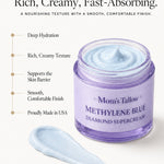 Mom’s Tallow Methylene Blue Diamond Supercream rich creamy tallow face cream for deep hydration and skin barrier support