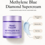 Mom’s Tallow Methylene Blue Diamond Supercream with tallow-derived lipids, methylene blue and blue tansy
