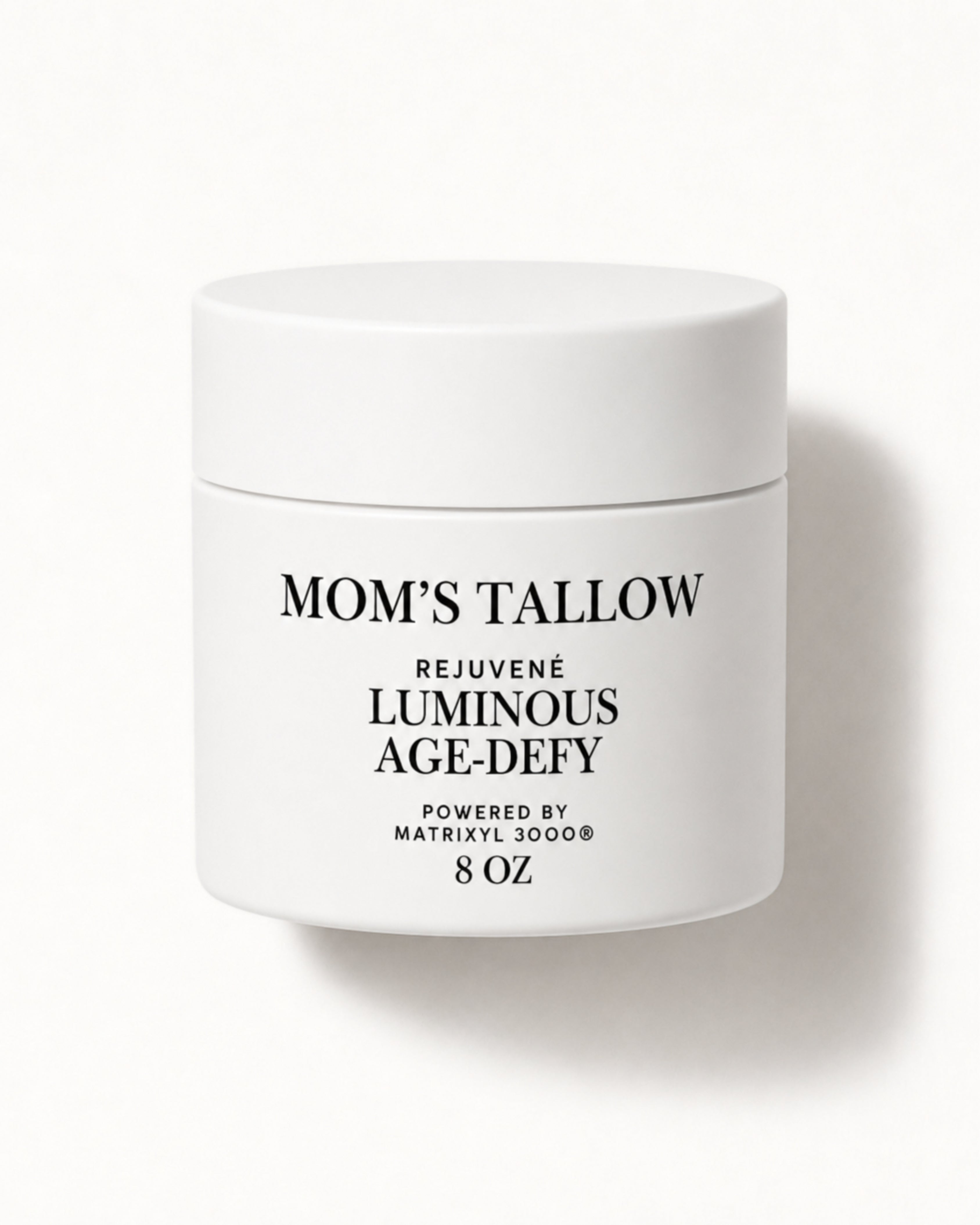 Mom’s Tallow Advanced Rejuvené Luminous Age-Defy Cream with Matrixyl 3000 peptides and grass-fed tallow