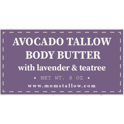 Mom’s Avocado Tallow Body Butter (8 oz)