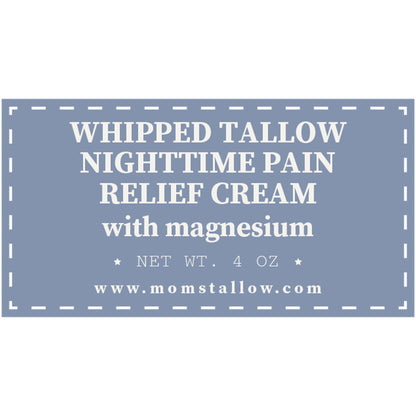 Nighttime Tallow Pain Relief Cream