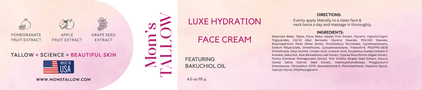 Luxe Hydration Tallow Face Cream