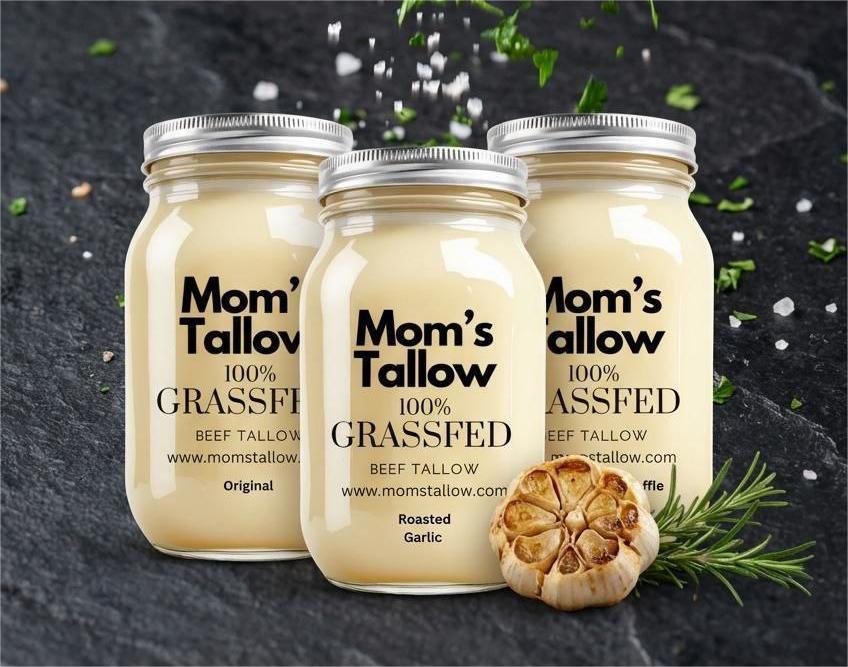 Cooking Tallow: Flavored Super Saver Combo (Original, Imported Black Truffle, Roasted Garlic)