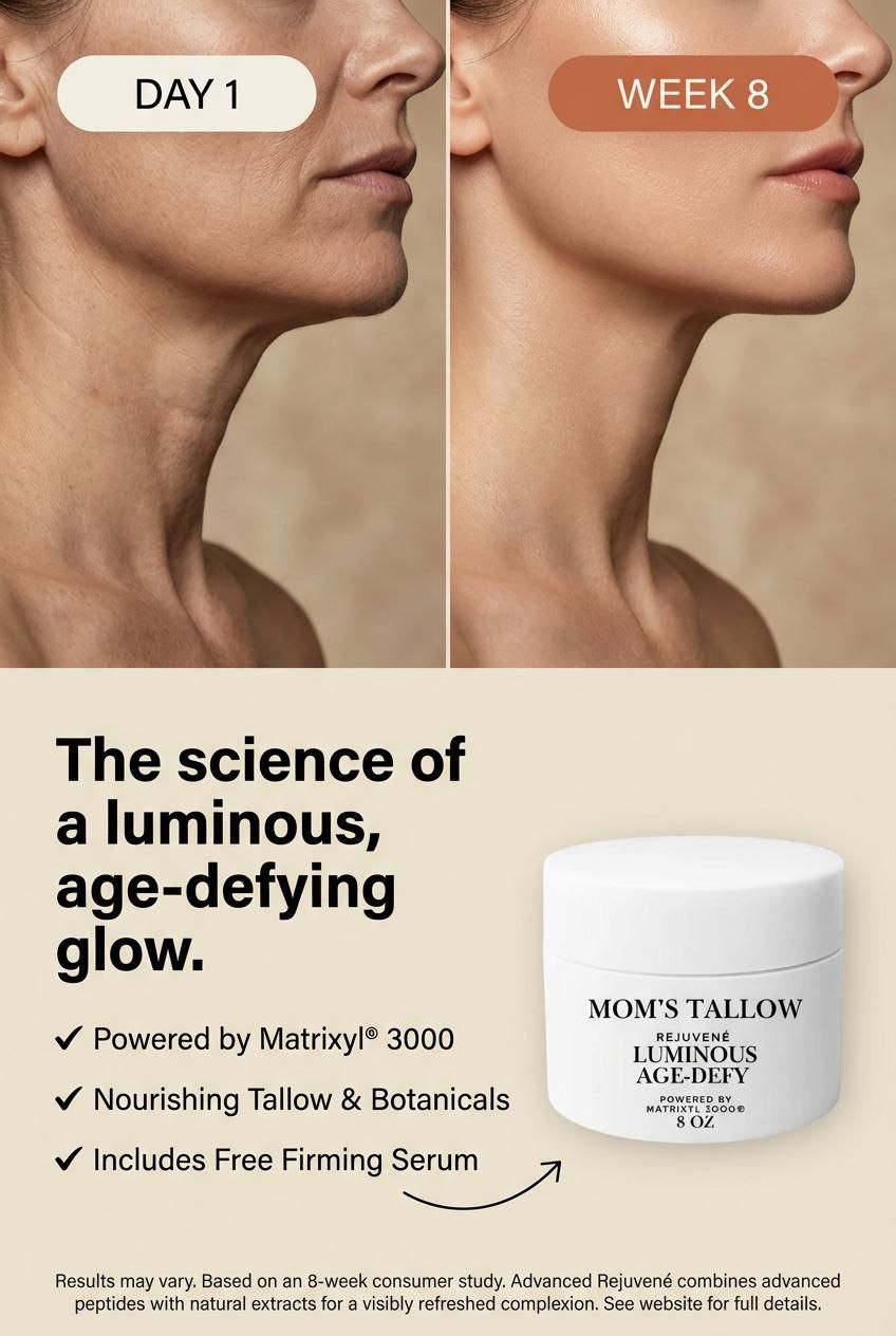 Advanced Rejuvené Luminous Age-Defy Face/Neck Cream: Featuring Matrixyl® 3000 (+ Free 4oz Deep Firming Serum)